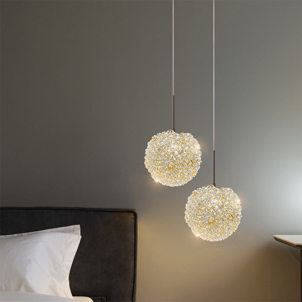 Elegant Modern Crystal Pendant Light - Romantic Illumination for Stylish Home Décor