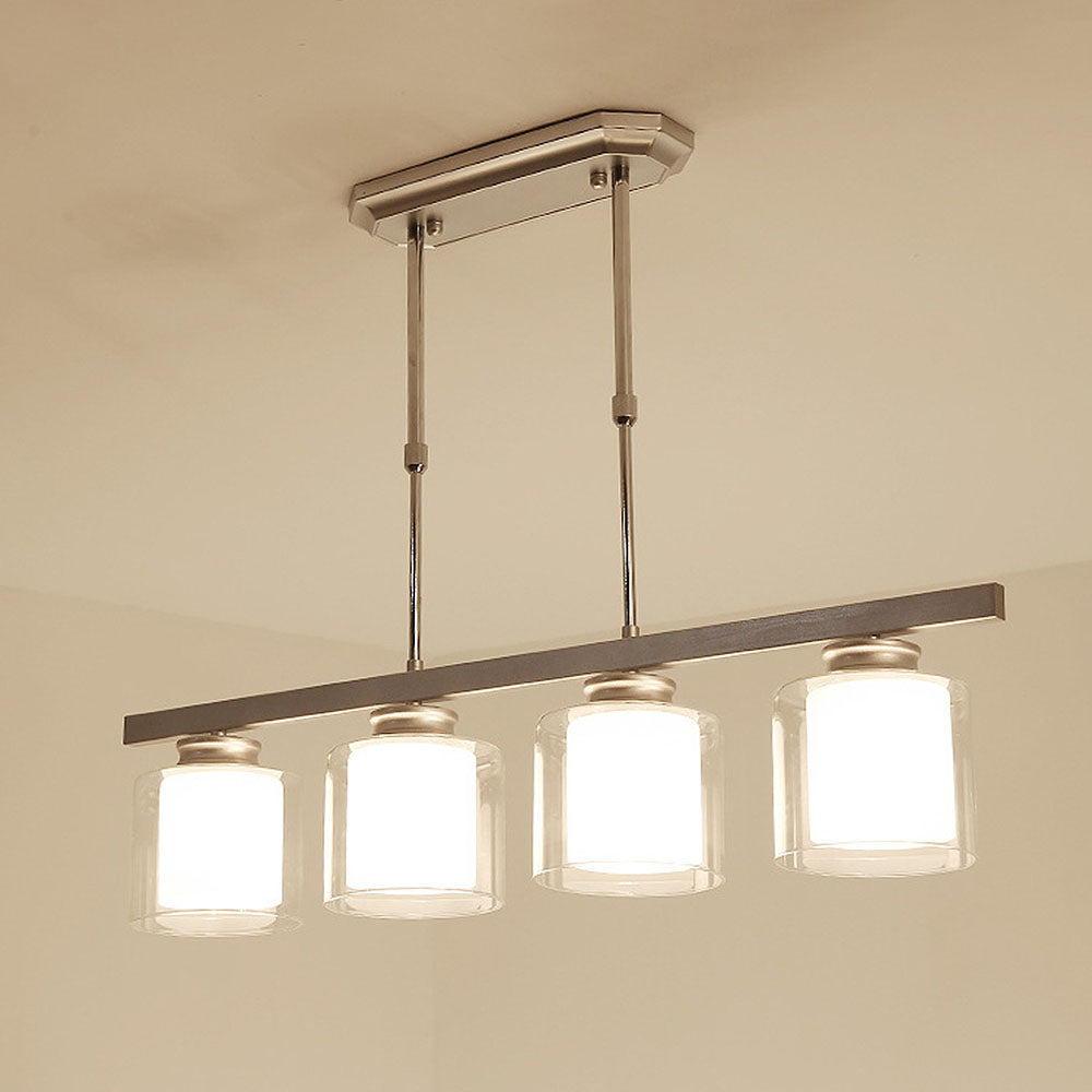 Lampada da soffitto in vetro per isola cucina moderna