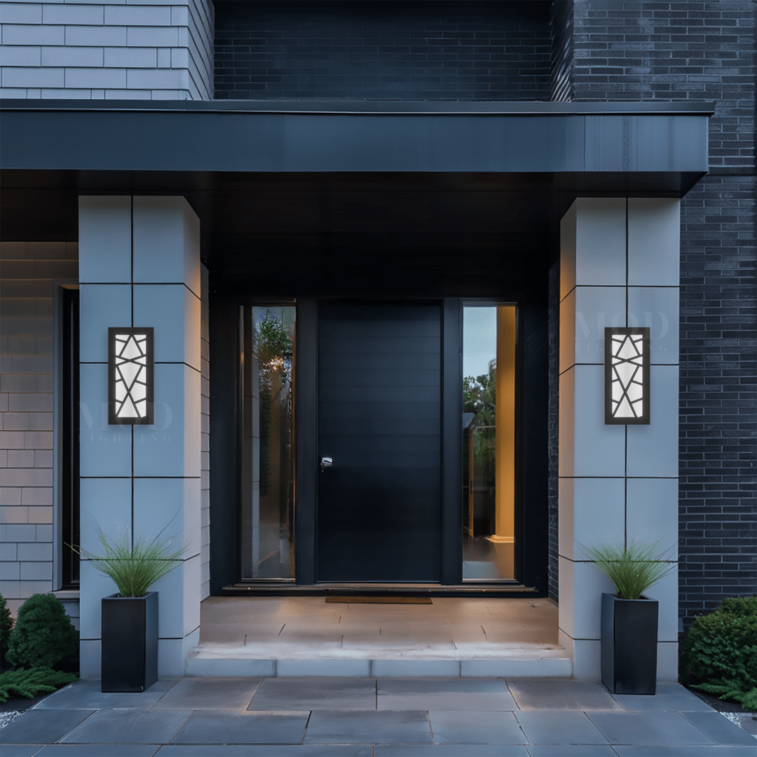 Applique murale moderne panneau LED extérieur