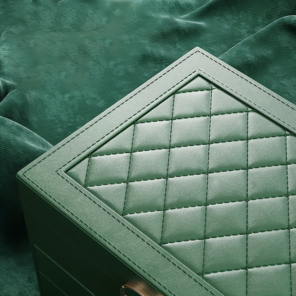 Boîte à bijoux en cuir organisateur pour accessoires