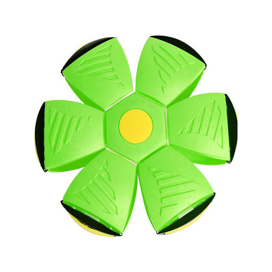 Dog Toy Interactive Rubber Flying Disc Ball