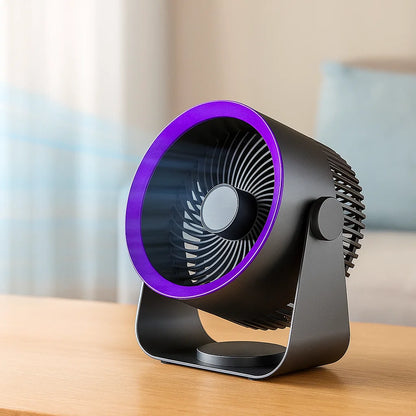 Portable USB Desk Fan for Quiet Cooling