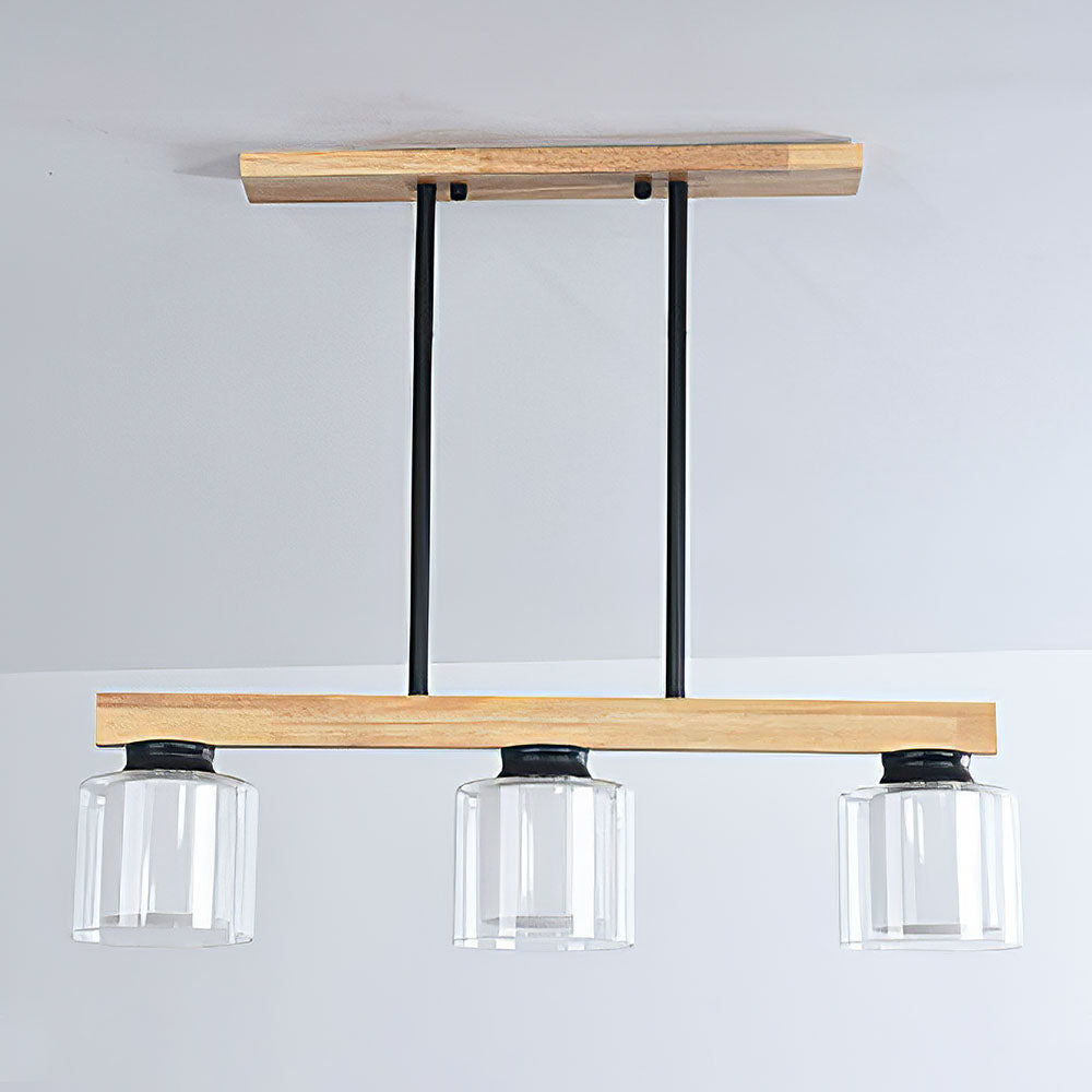 Nordic Wood Kitchen Bar Pendant Light – Stylish Scandinavian Design for Modern Kitchens and Dining Areas, Perfect Illumination Solution