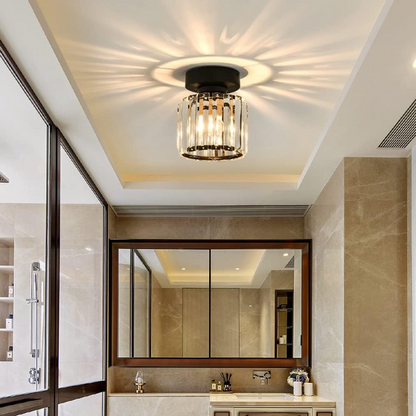 Ceiling Light Crystal Flush Mount Modern Fixture