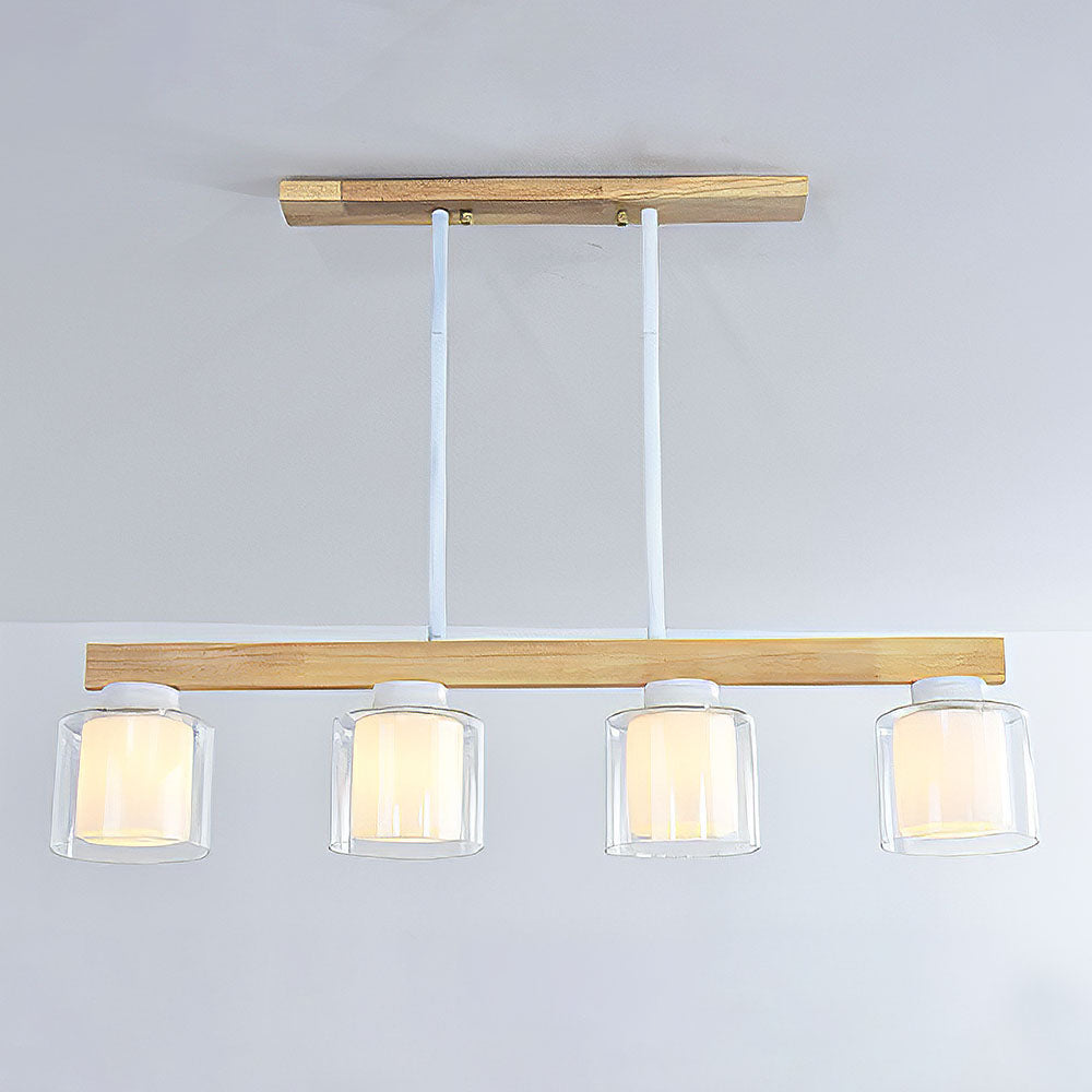 Nordic Wood Kitchen Bar Pendant Light – Stylish Scandinavian Design for Modern Kitchens and Dining Areas, Perfect Illumination Solution