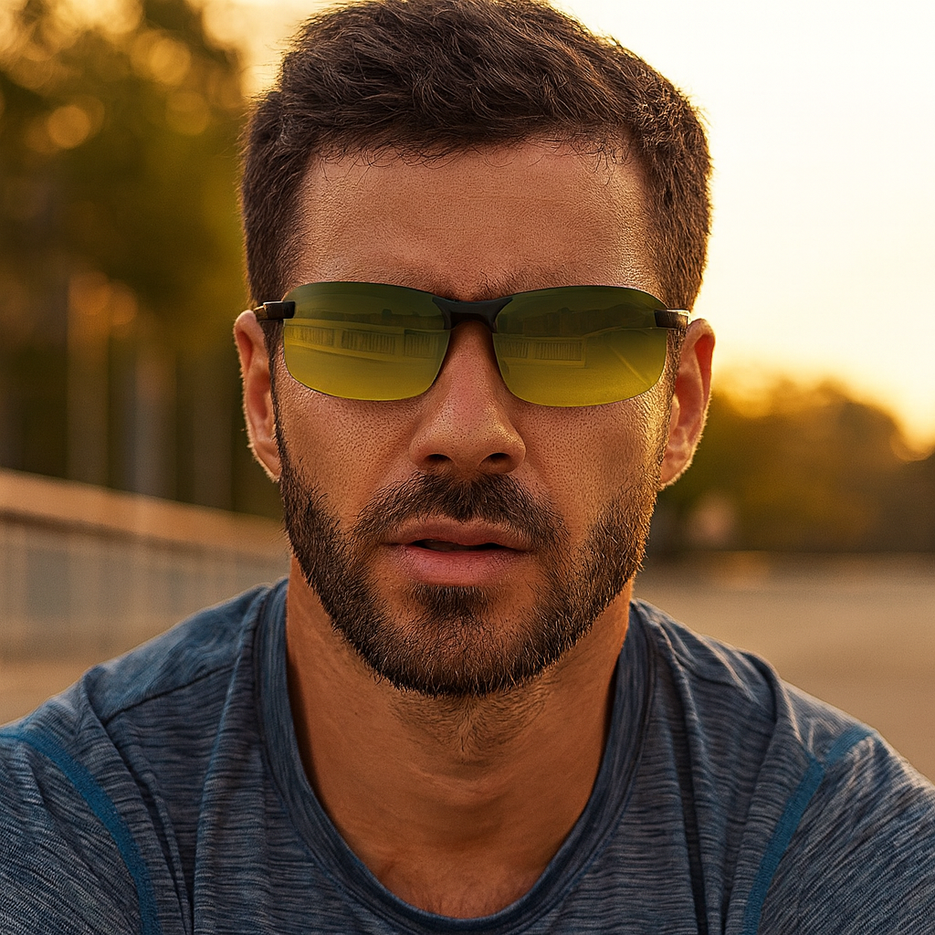 Lunettes de sport polarisées photochromiques