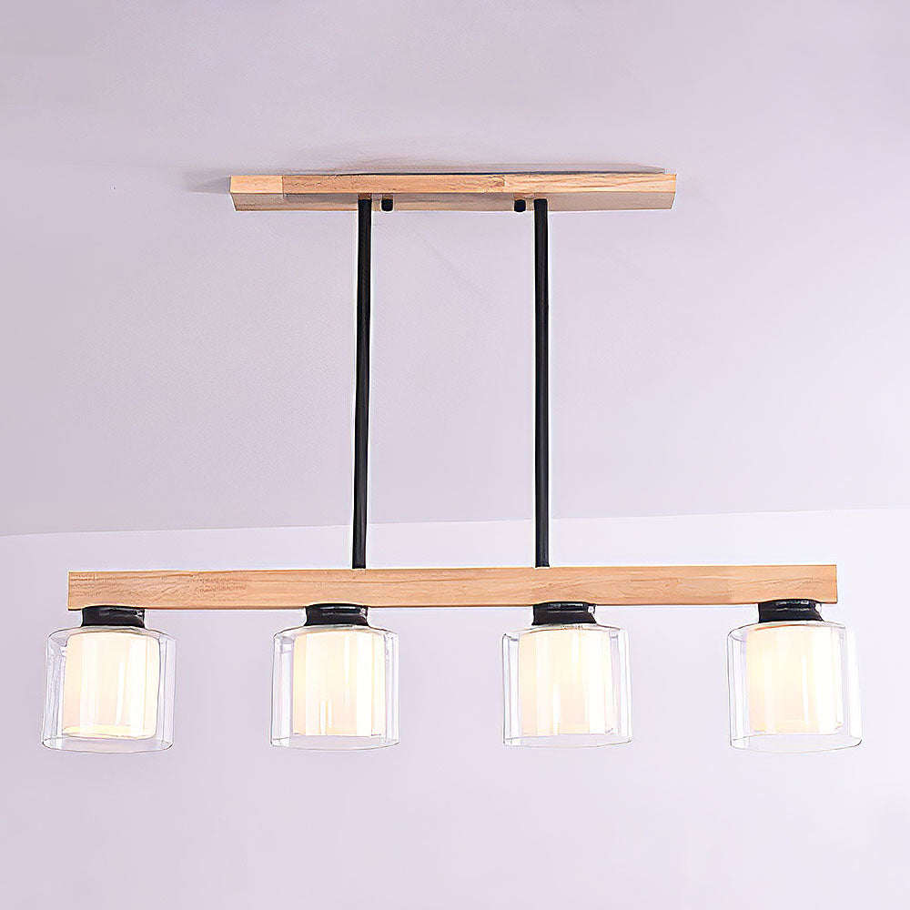 Nordic Wood Kitchen Bar Pendant Light – Stylish Scandinavian Design for Modern Kitchens and Dining Areas, Perfect Illumination Solution