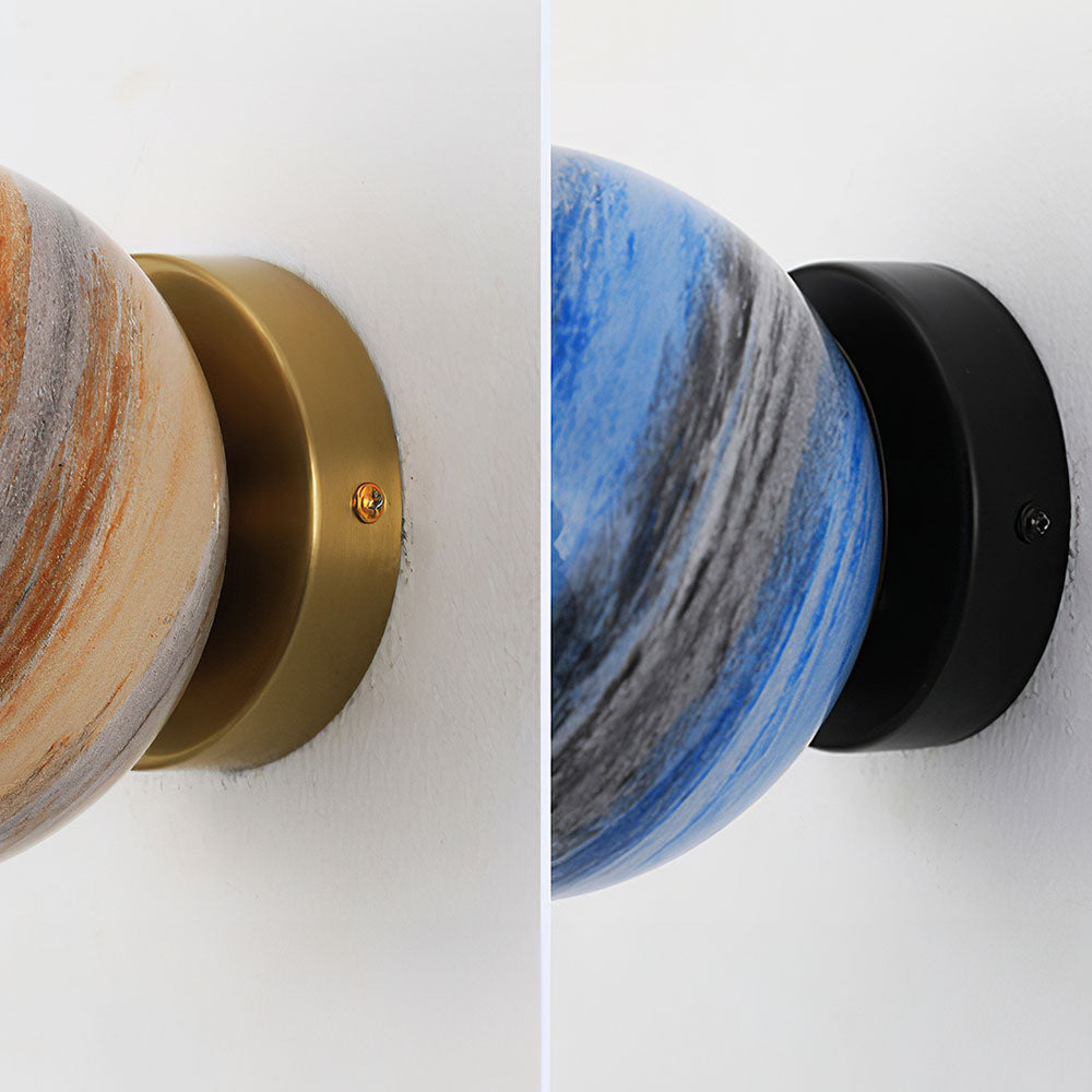 Plafonnier en verre moderne globe