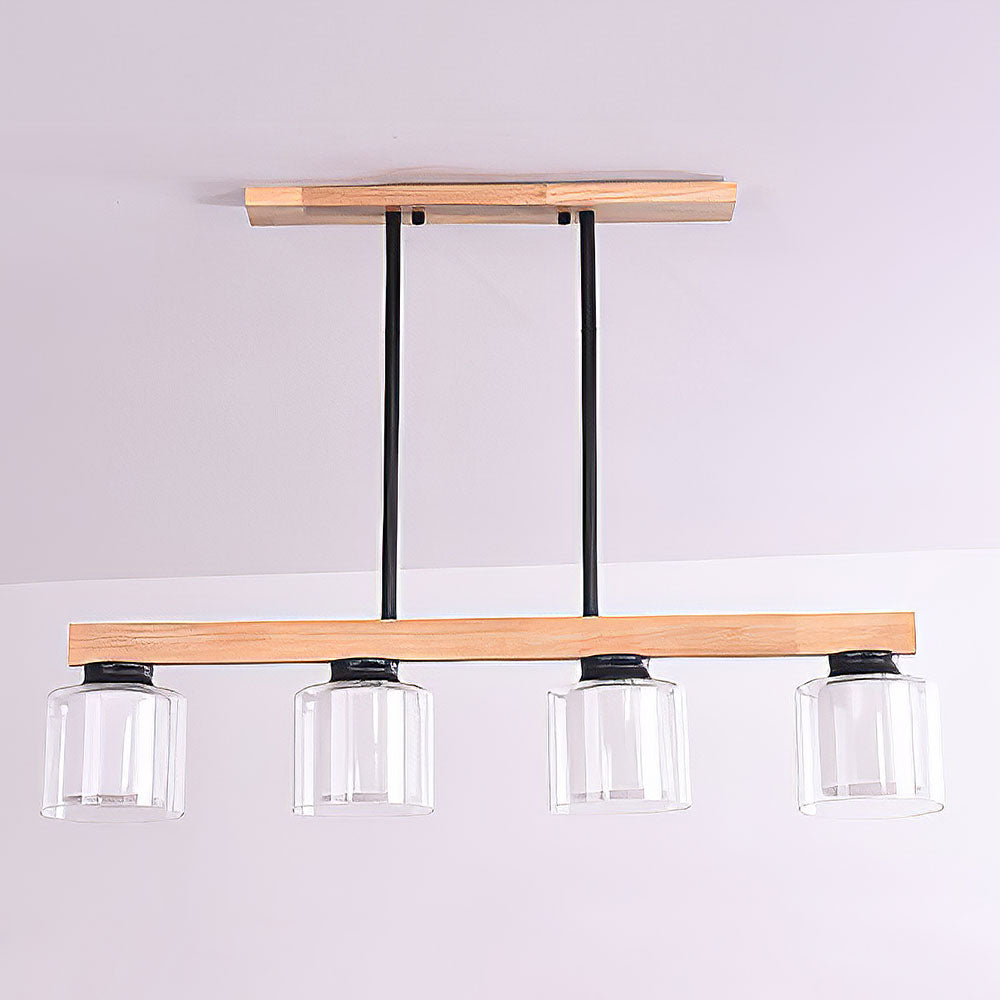 Nordic Wood Kitchen Bar Pendant Light – Stylish Scandinavian Design for Modern Kitchens and Dining Areas, Perfect Illumination Solution