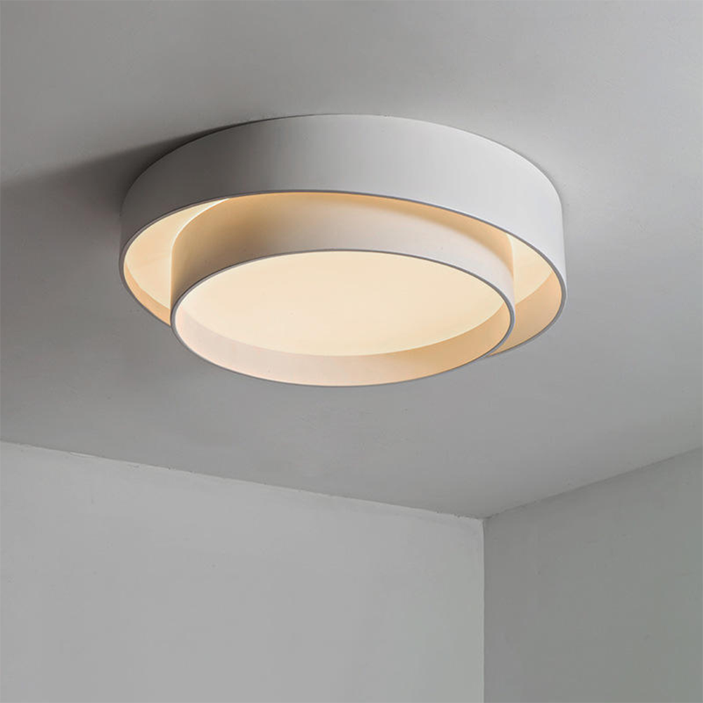 Nordic Modern Minimalist Round LED Ceiling Light Fixture for Contemporary Home Decor and Stylish Illumination