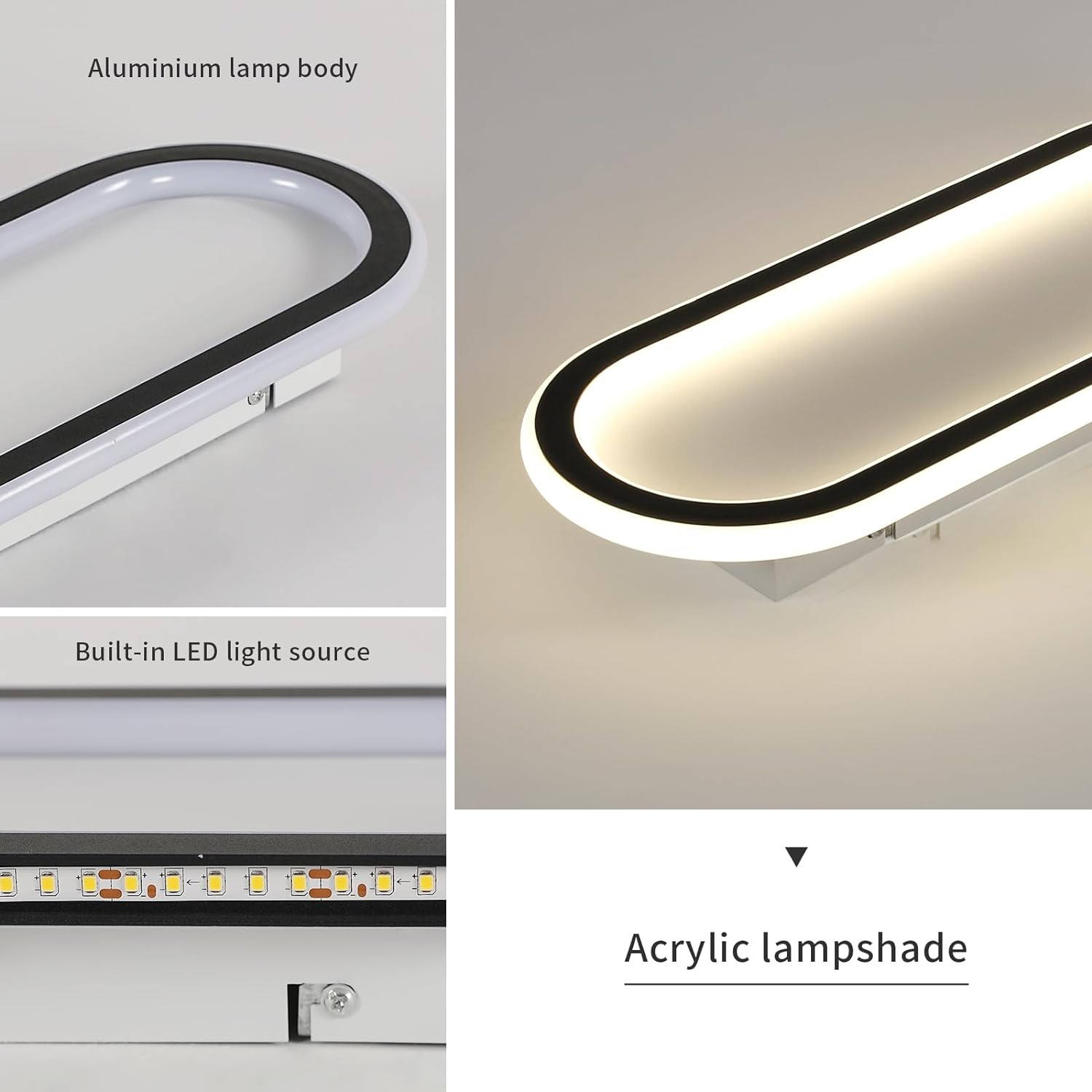 Sleek Modern Corridor Aisle Ceiling Light - Long Design for Stylish Illumination in Hallways and Passageways