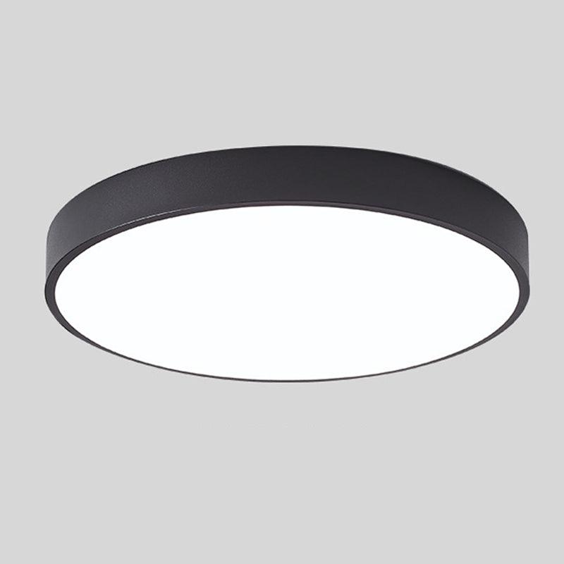 Ceiling light wood LED modern flush mount
