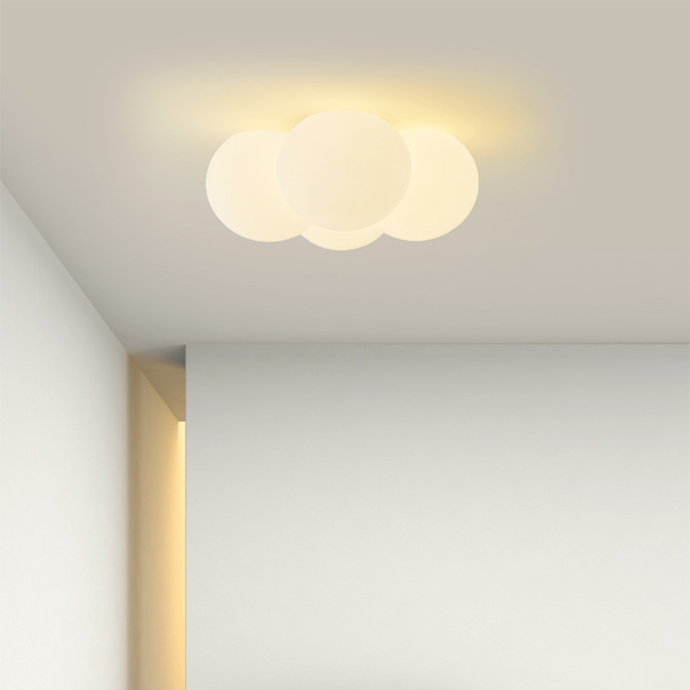 Nordic Cloud LED Ceiling Lights - Warm Ambient Lighting for Stylish Home Interiors and Modern Spaces