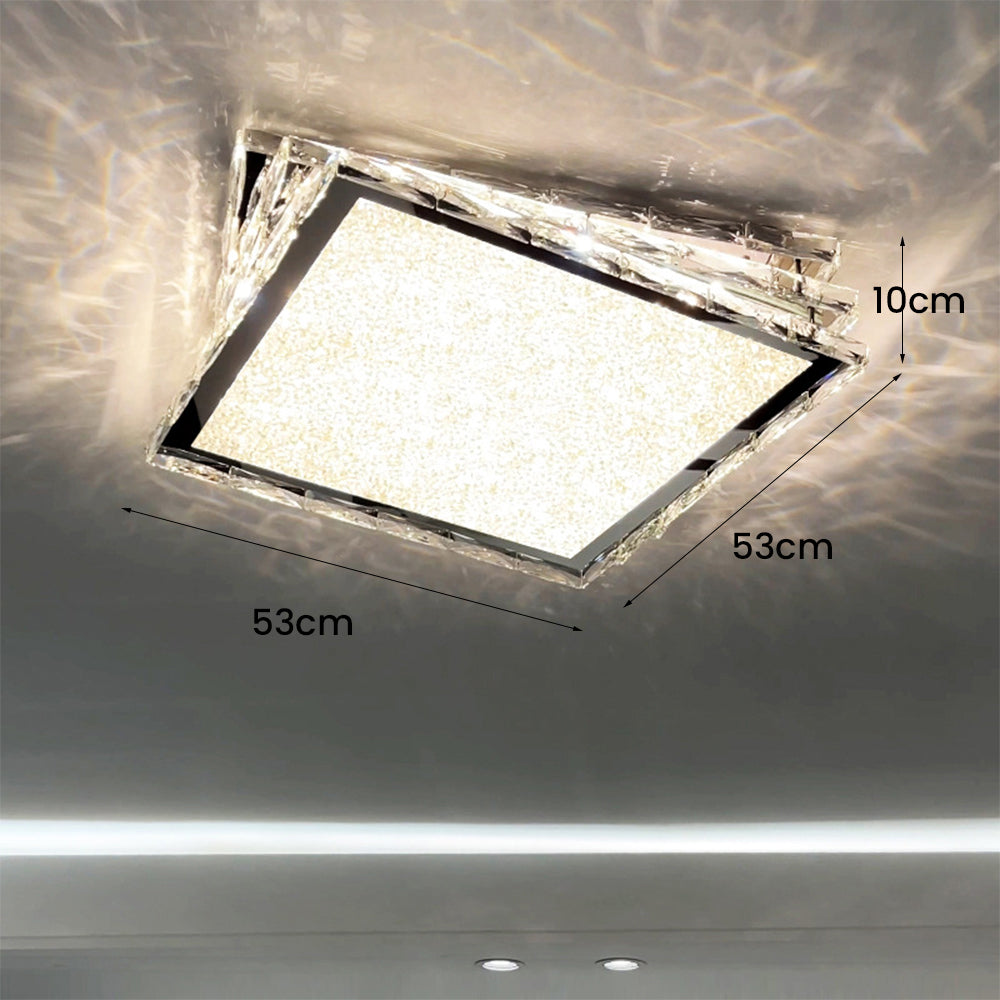 Elegant Crystal LED Ceiling Lights for Bedrooms – Modern Illumination with Sparkling Design for a Stylish Home Ambience