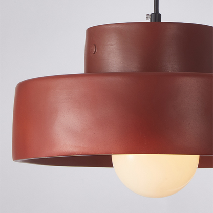 Nordic Geometric Cylindrical Pendant Light Fixture