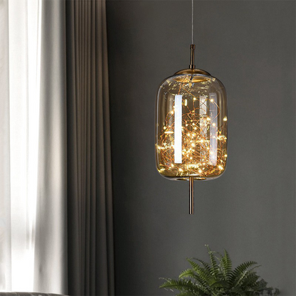 Pendant Light Glass Modern LED Ceiling Lamp