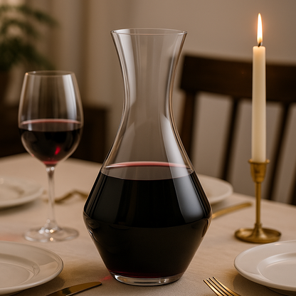 Decantadores Cristal Moderno Garrafa Hecha a Mano Vidrio Aerador de Vino