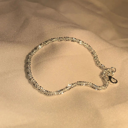 Bracelet en argent sterling | Chaîne fine élégante Cadeau pour femmes