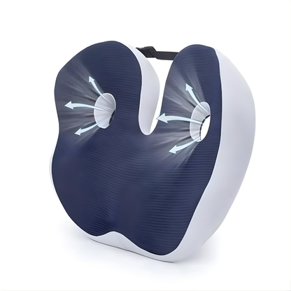 Coussin de siège en mousse à mémoire de forme orthopédique soulagement de la pression réglable