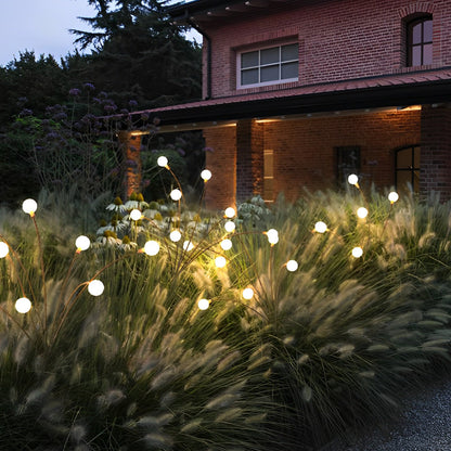 Solar Garden Lights Waterproof LED Firefly Stakes