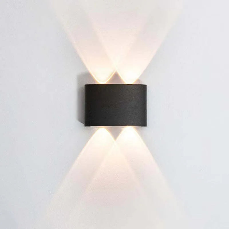Lámpara de pared moderna LED blanca resistente al agua