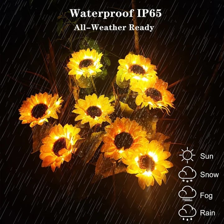 GlowBloom – Solar Flower Garden Lights