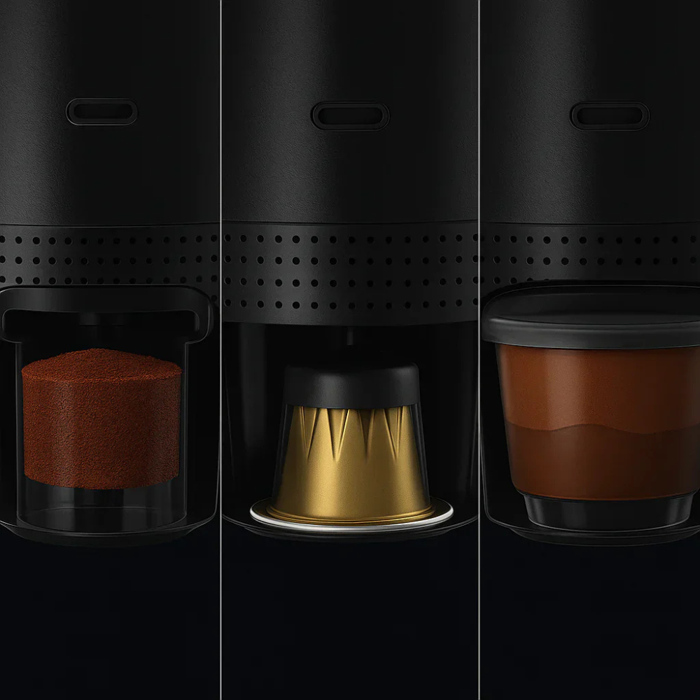 Máquina de café espresso portátil 3en1 eléctrica para viaje