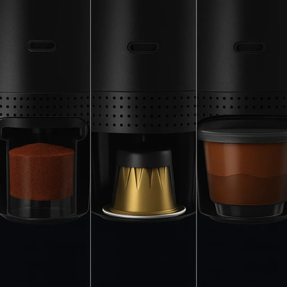 Máquina de café espresso portátil 3en1 eléctrica para viaje