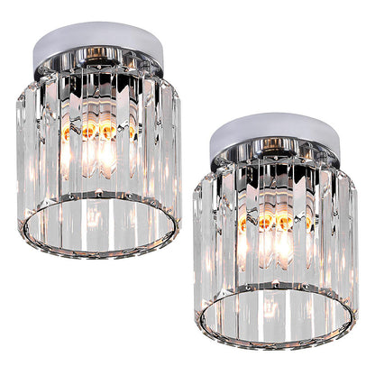 Ceiling Light Crystal Flush Mount Modern Fixture
