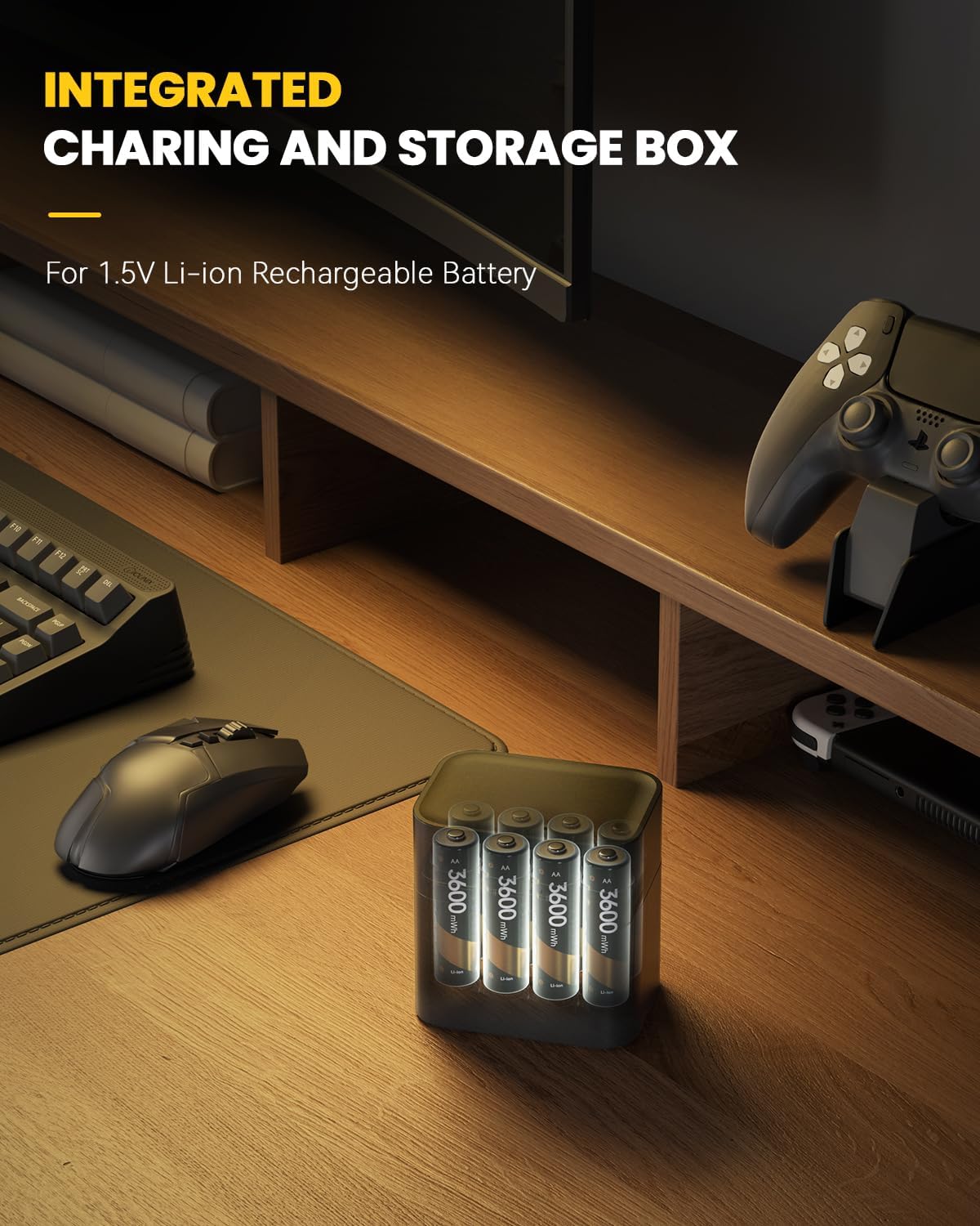 PowerCase – Rechargeable Battery Charging Box