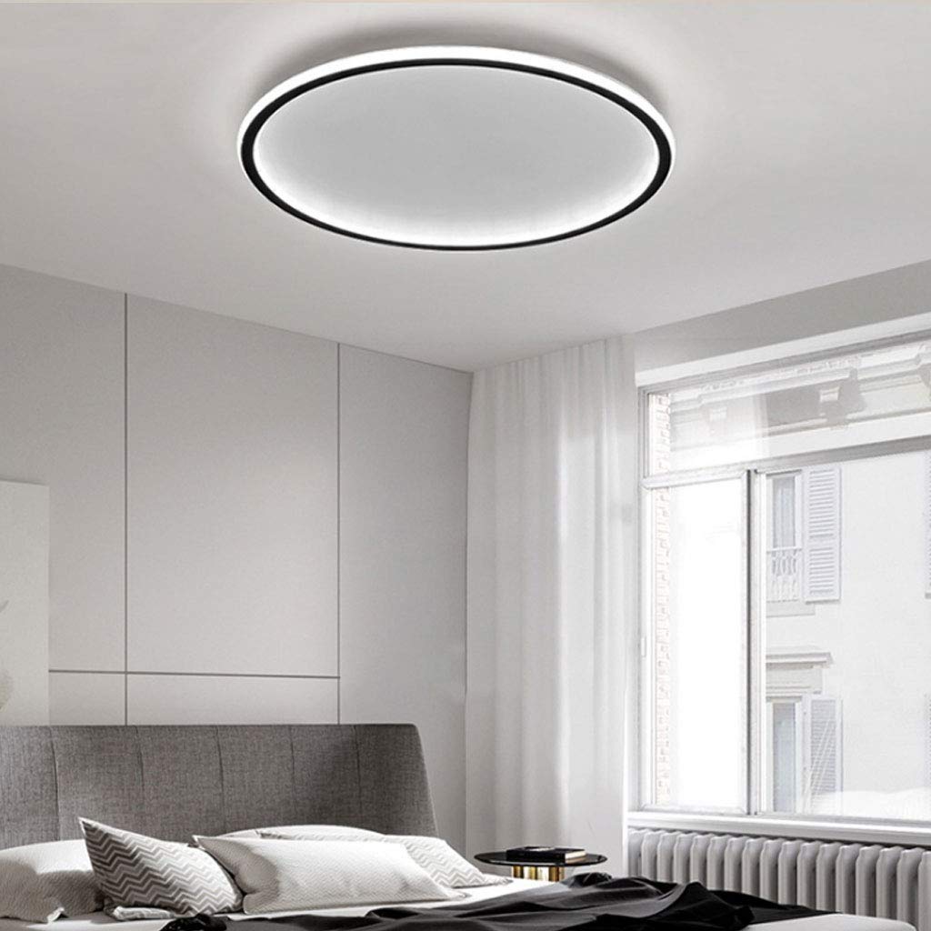 Sleek Ultra-Thin Round Low Ceiling Light Fixture for Modern Spaces - Stylish Illumination for Contemporary Interiors