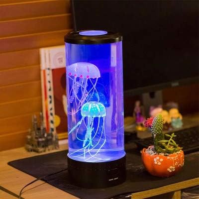 Lámpara LED de ambiente con control remoto efecto medusa