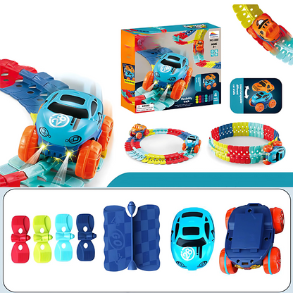 Toy Car Flexible Racing Track Set