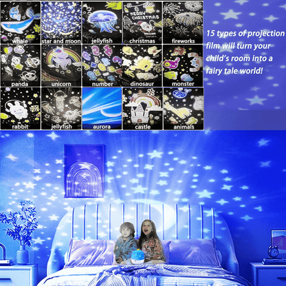 StarryWorld – 15-Scene Kids Projector Night Light
