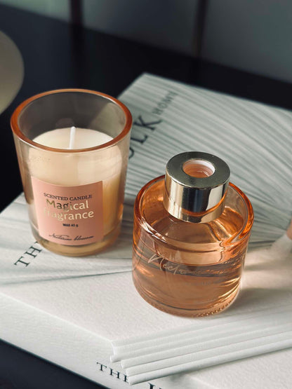 Zestaw prezentowy wosków zapachowych z świecą i dyfuzorem