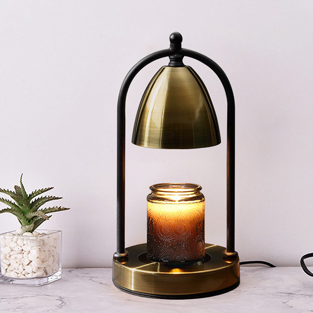 Contemporary Iron Mini Warming Candle Lamp for Bedroom - Simple and Stylish Lighting Solution for a Cozy Atmosphere