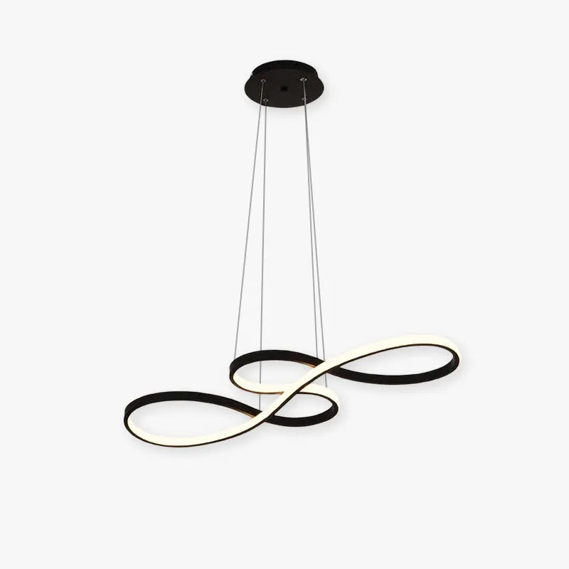 Plafonnier moderne suspension en aluminium lustre