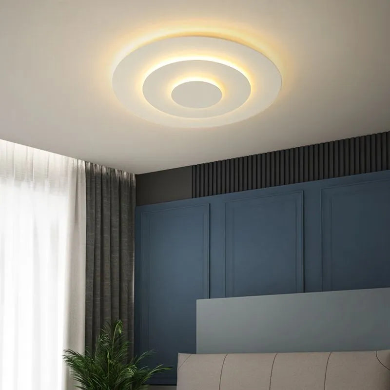 Lampada da soffitto moderna in acrilico bianco