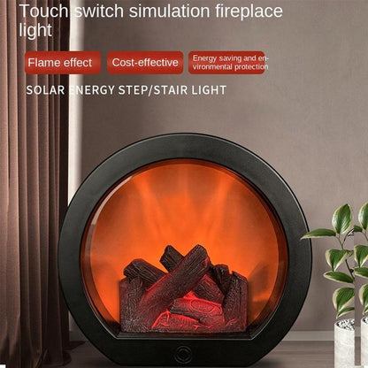 FlameGlow – Flameless LED Fireplace Lantern