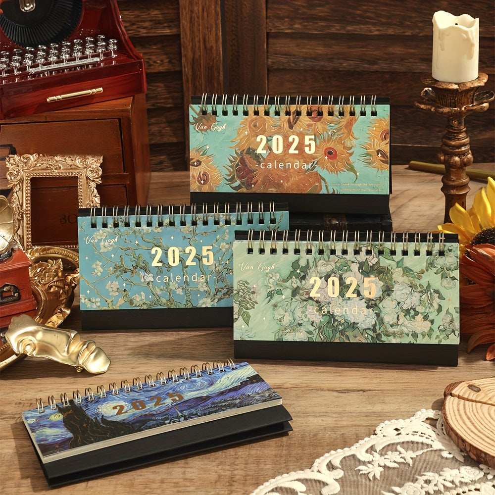Schreibtischkalender mit Vintage-Kunst-Design