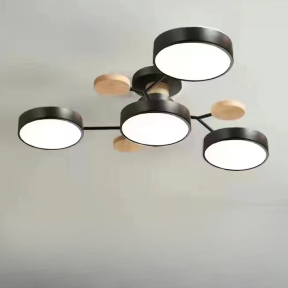 Lámpara de techo moderna LED empotrada con candelabro