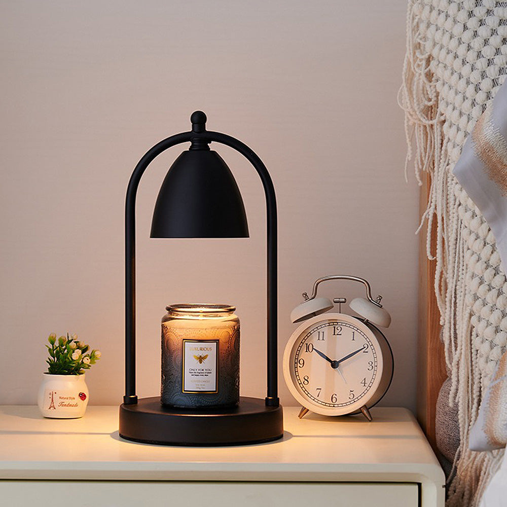 Contemporary Iron Mini Warming Candle Lamp for Bedroom - Simple and Stylish Lighting Solution for a Cozy Atmosphere