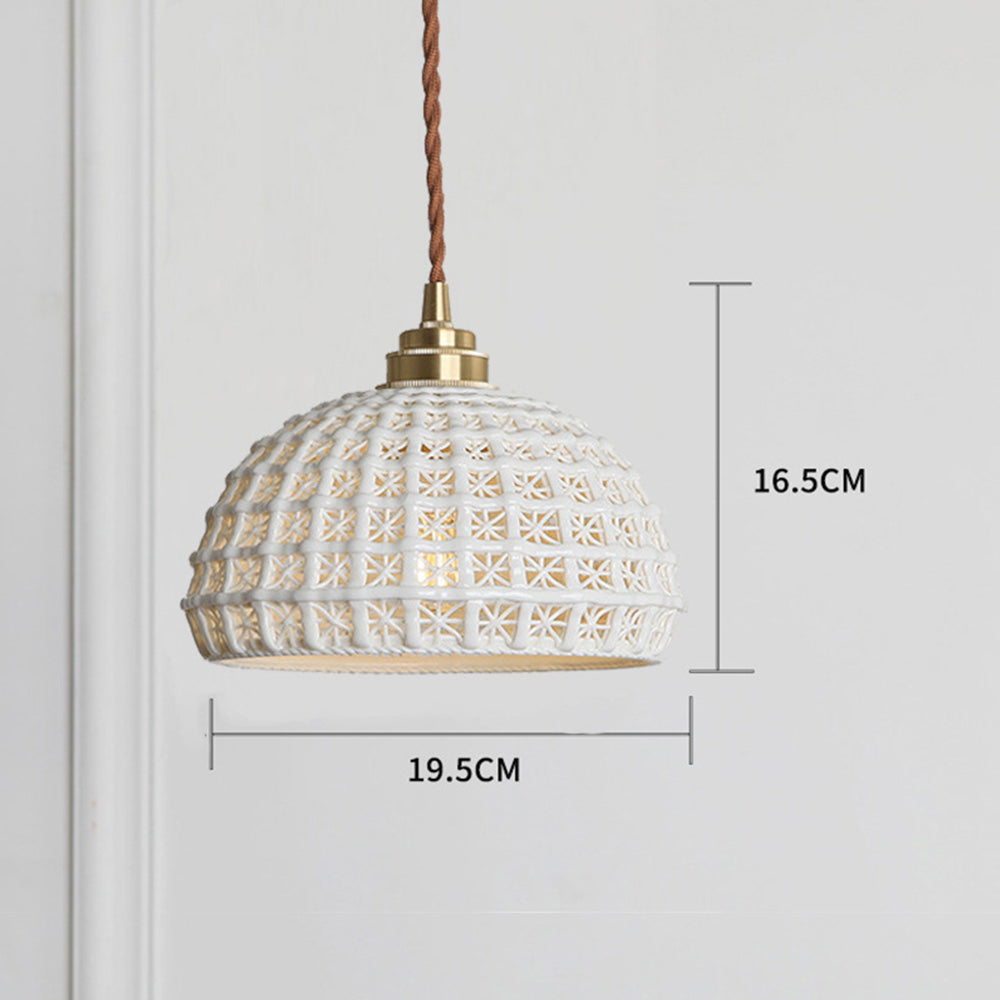 Modern Minimalist Ceramic Pendant Light - Stylish Hanging Lamp for Contemporary Home Décor