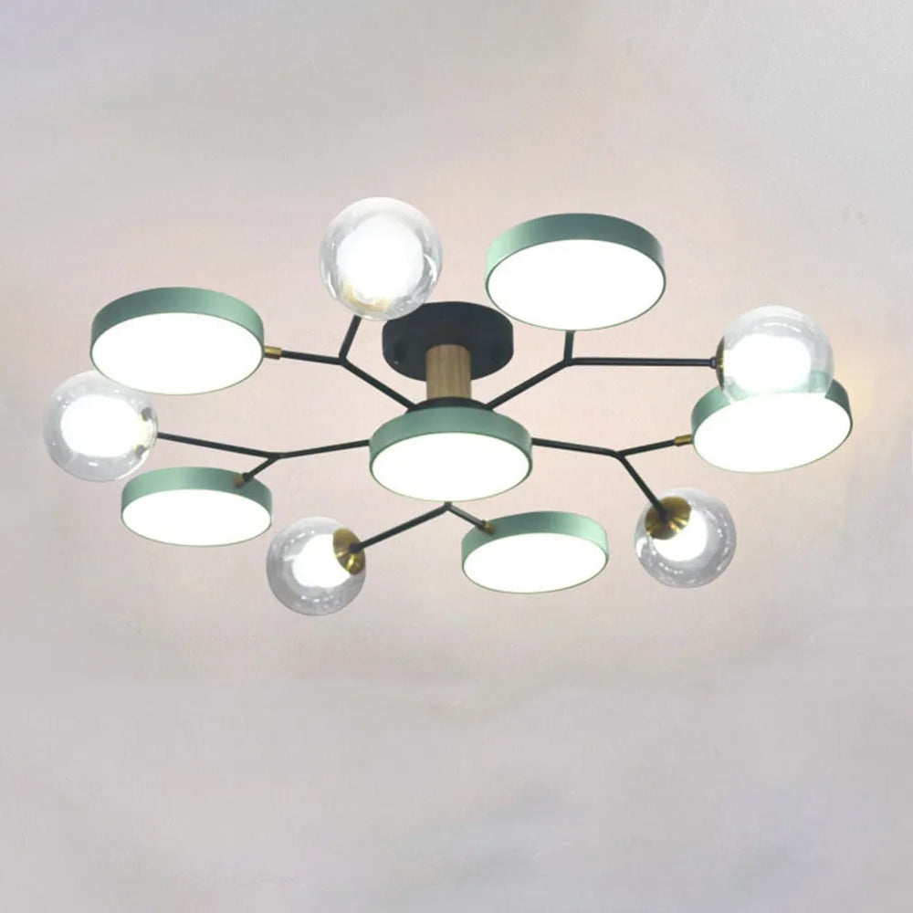 Elegant Branch LED Ceiling Light for Living Room - Modern Illumination with Stylish Design for Home Décor