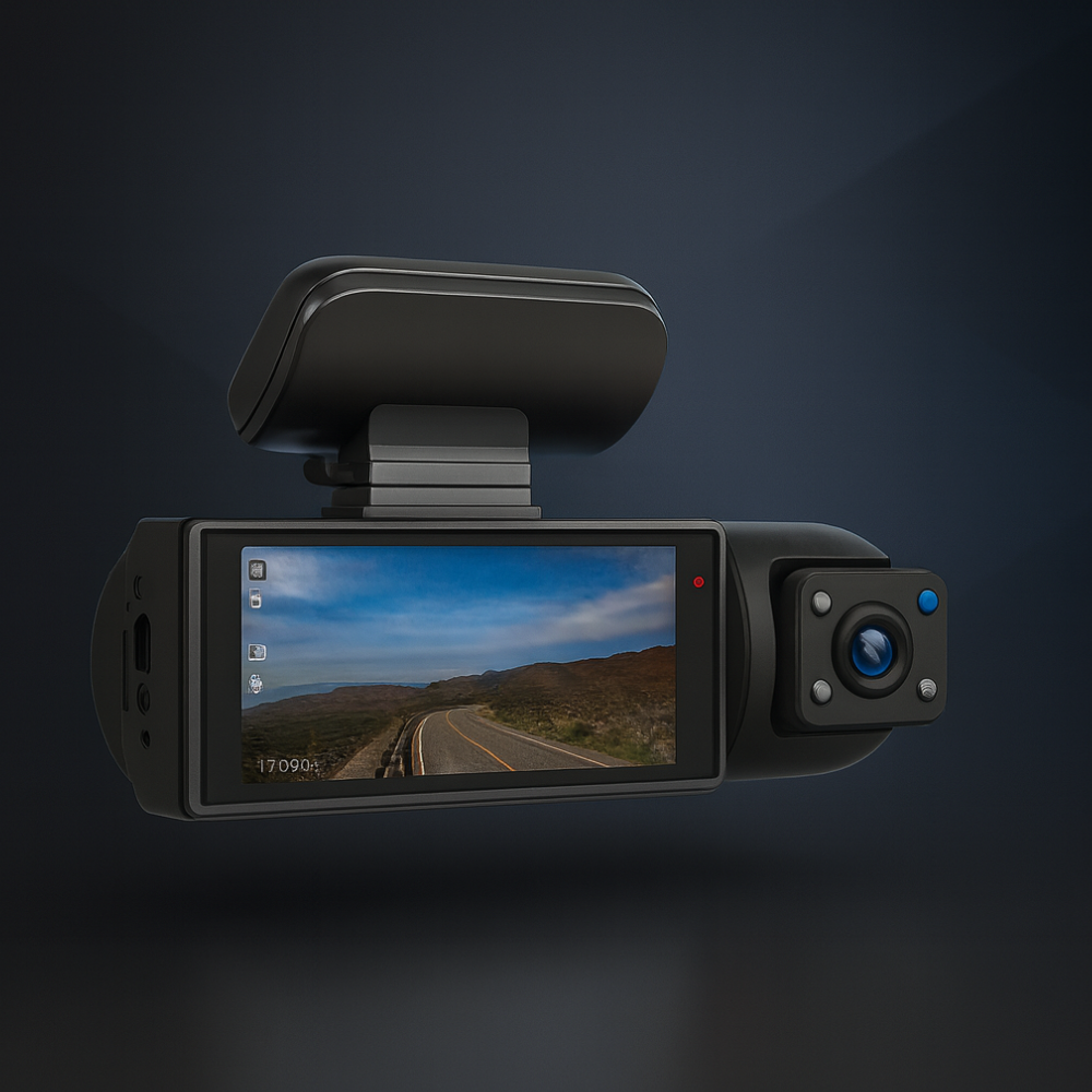 Dash Cam Dual Camera 1080p Night Vision Wide Angle Car DVR
