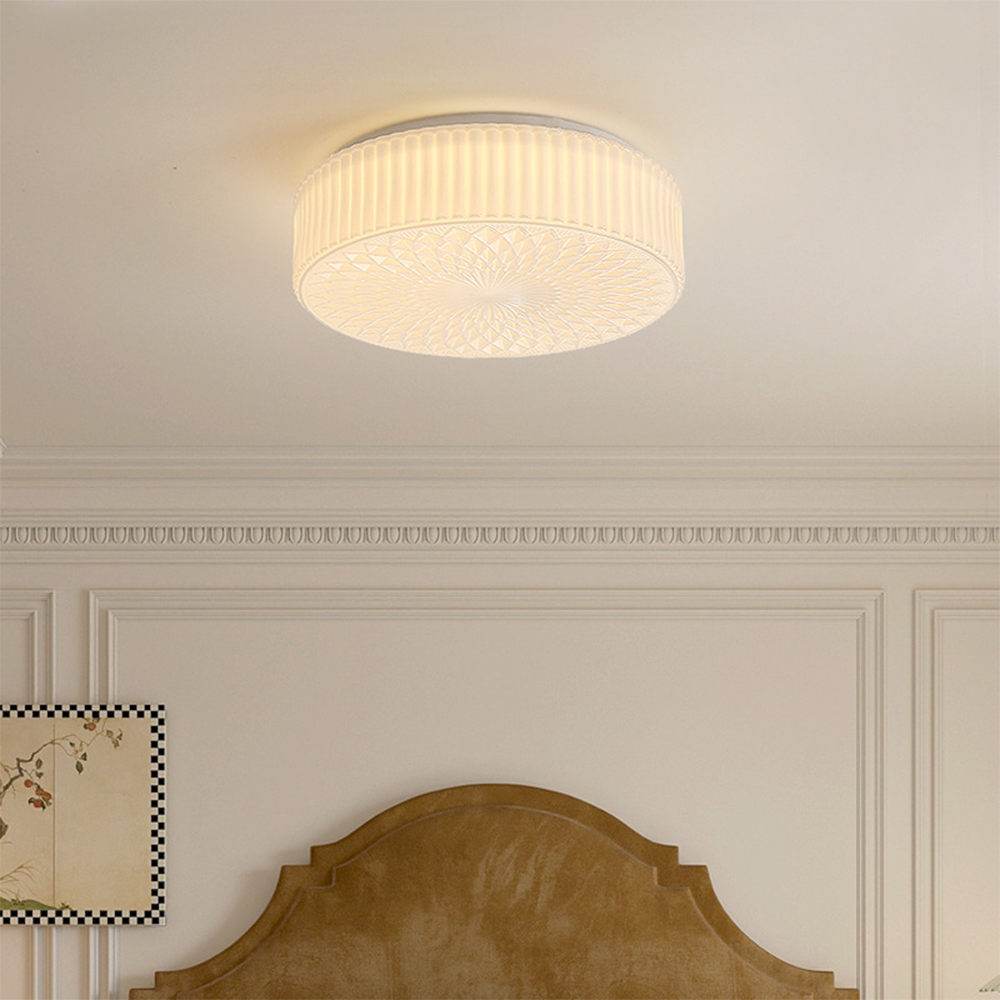 Medieval-Inspired Cream Bedroom Ceiling Light Fixture for Elegant Home Décor and Ambient Illumination