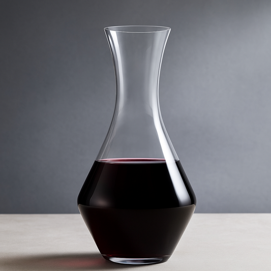 Decanter Cristallo Moderno Caraffa Vetro Soffiato Aeratore per Vino