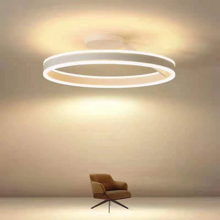 Nordic Minimalist Metal LED Ceiling Light Fixture for Stylish Living Room Illumination and Modern Home Décor