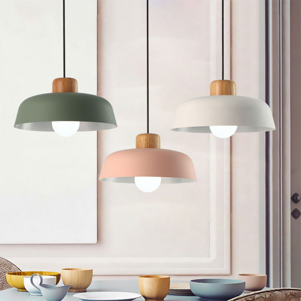 Nordic Inspired Creative Wooden Pendant Light - Stylish Scandinavian Design for Modern Home Illumination