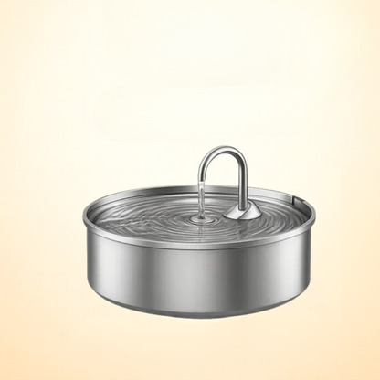 Fontanna wodna dla zwierząt ze stali nierdzewnej, antybakteryjna miska do picia dla zwierząt